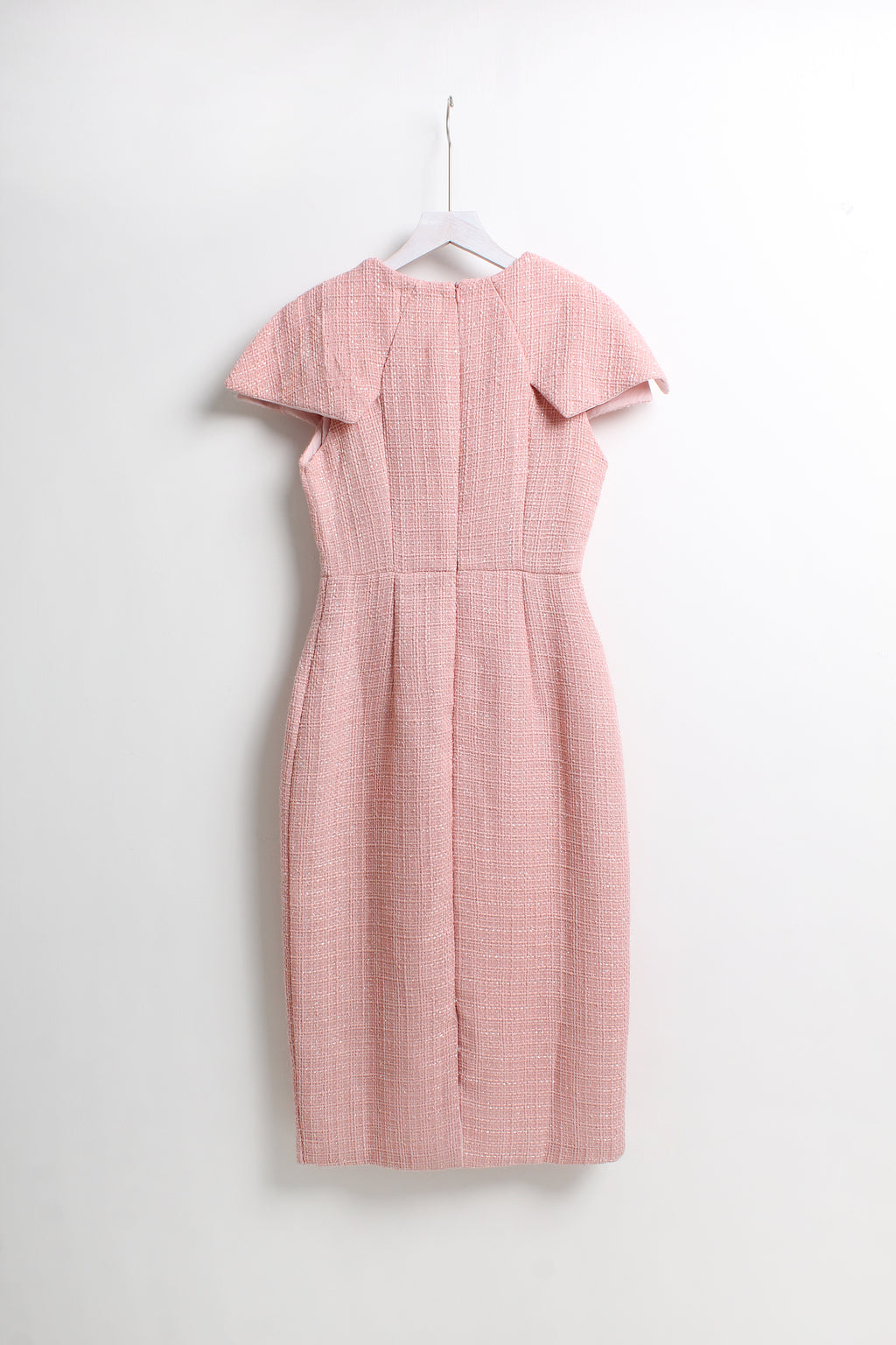 Soft Pink Tweed Dress (L size)