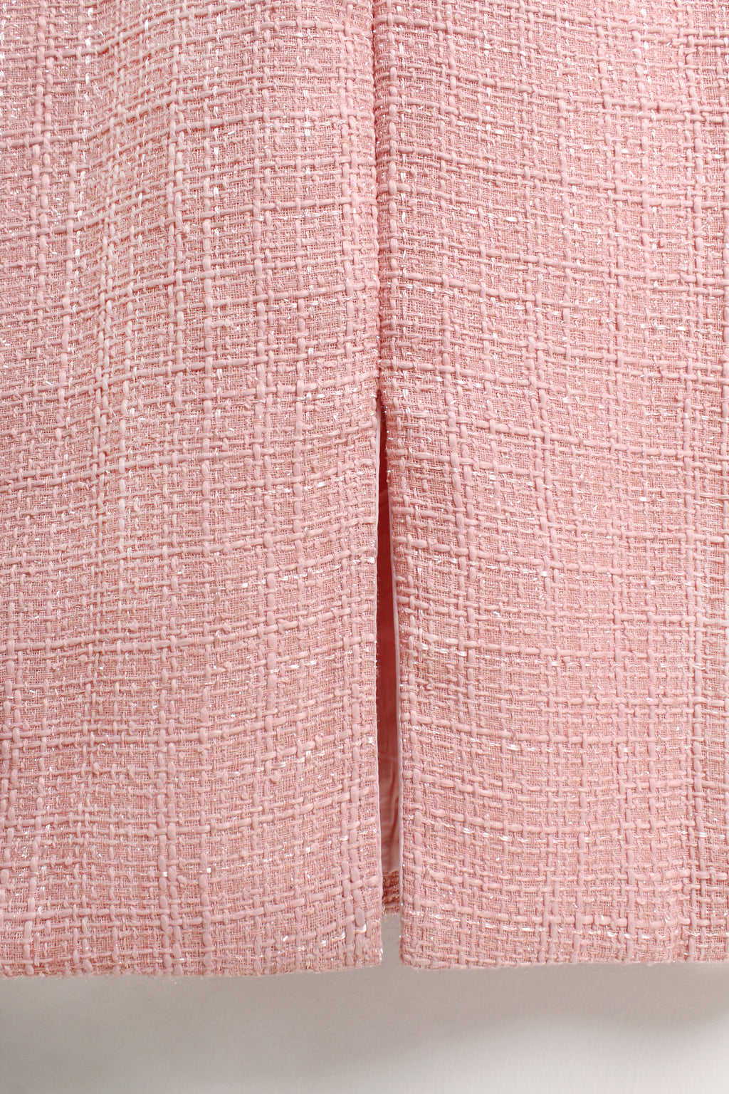 Soft Pink Tweed Dress (L size)