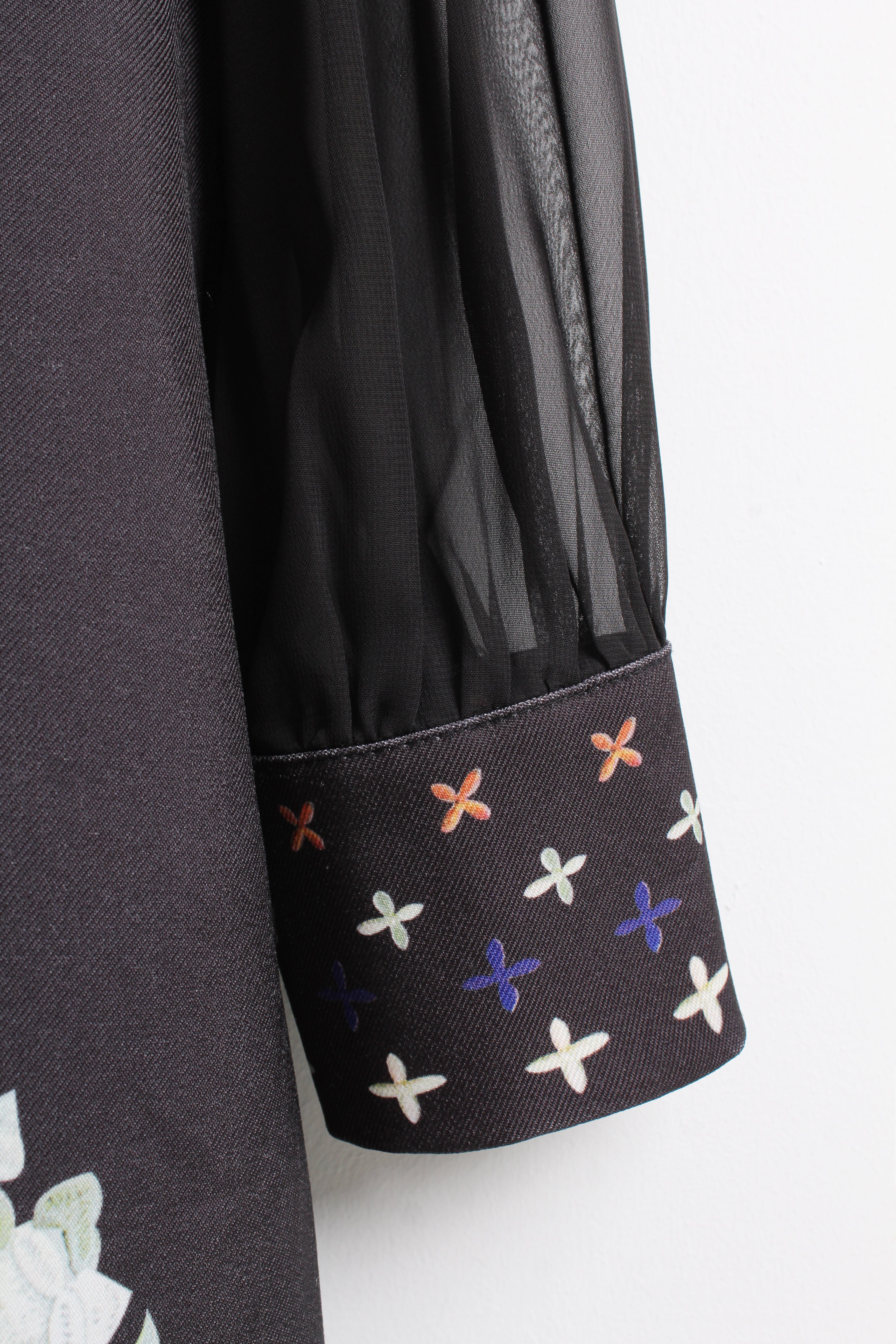 Embroidered Collar Mini Dress (L size)