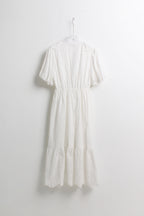 Lace Ruffle Dress (Free size)