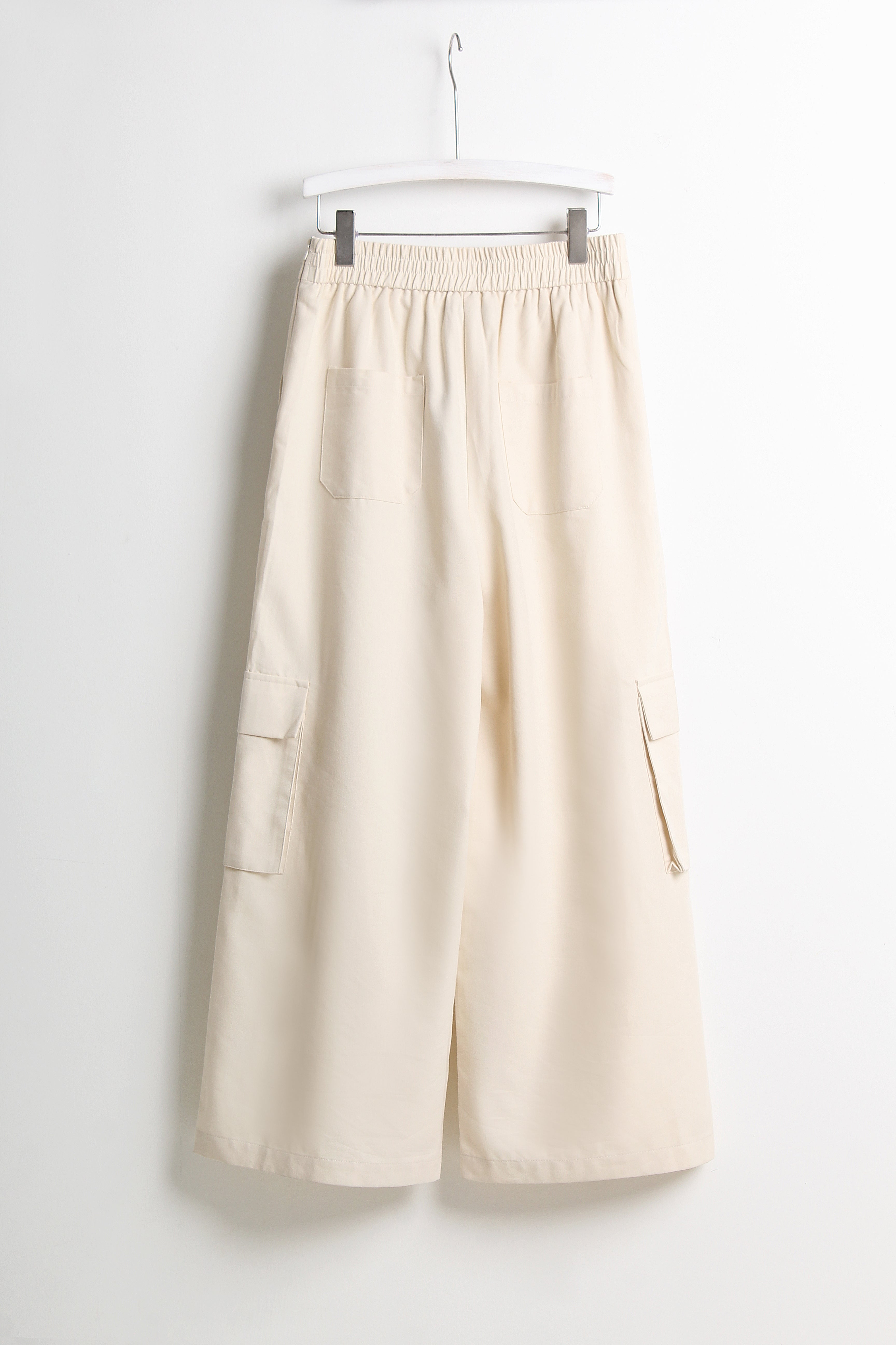 Wide Leg Cargo Pants【含有橡筋】