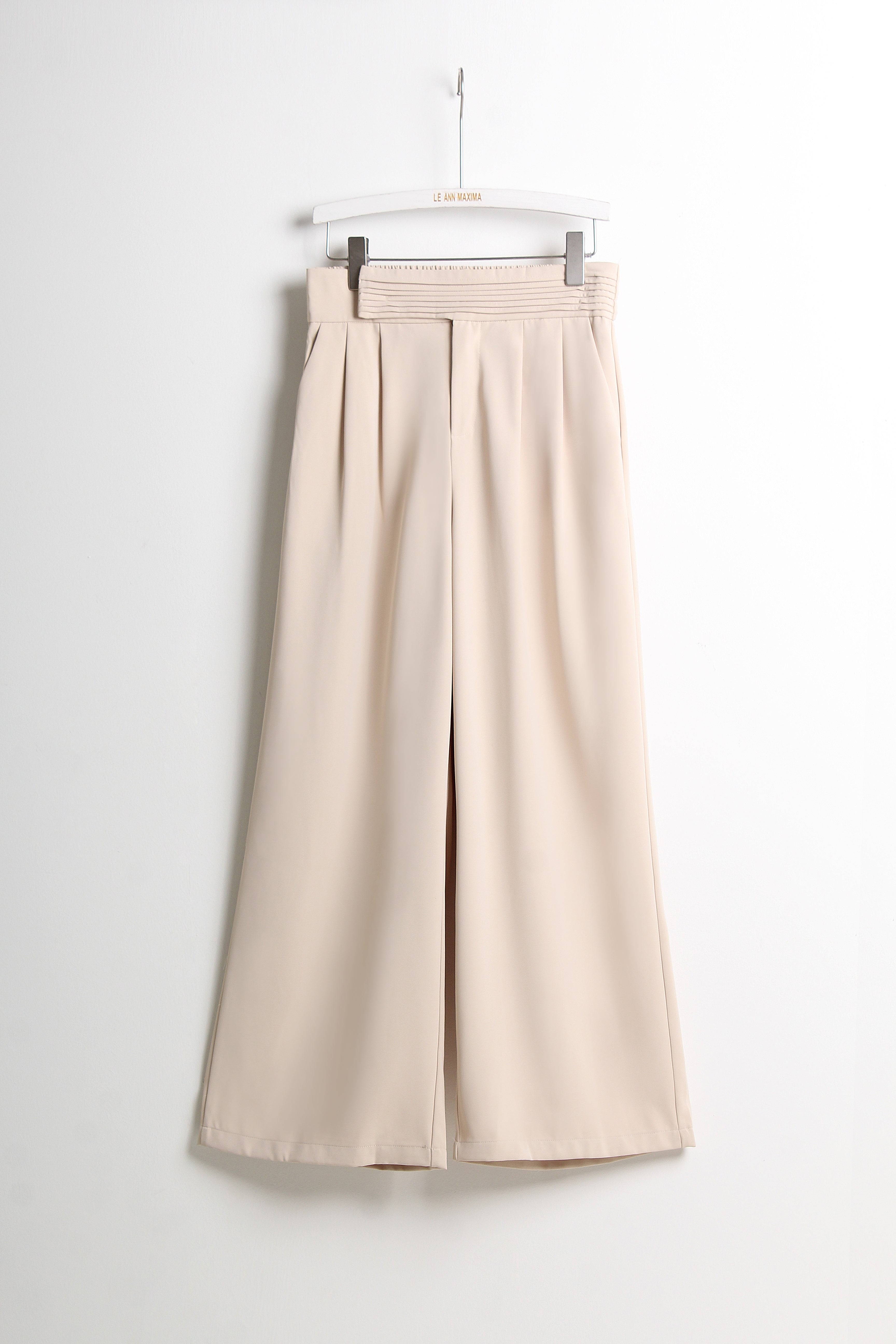 High Waist Wide Legs Pants 【含有橡筋】