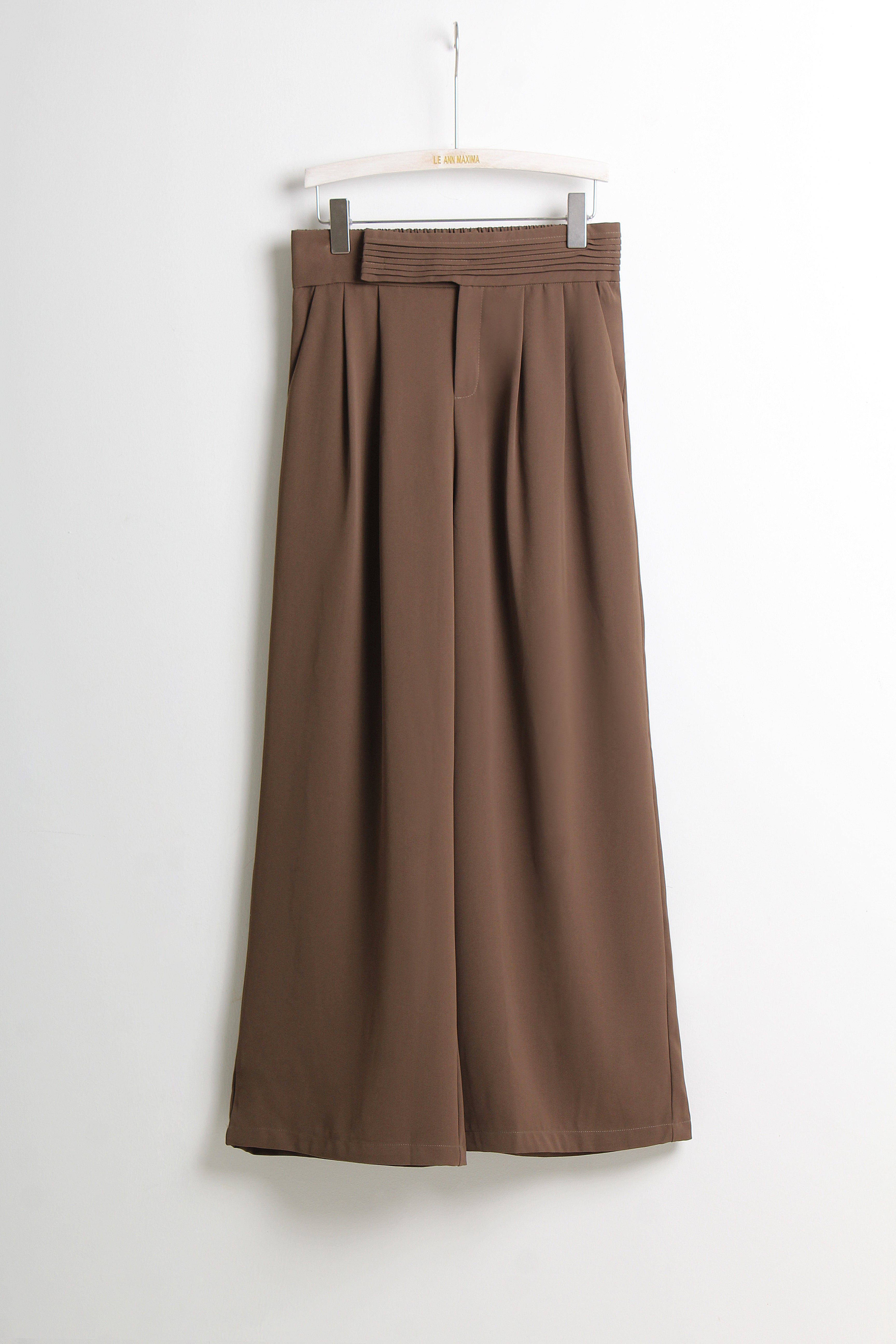 High Waist Wide Legs Pants 【含有橡筋】