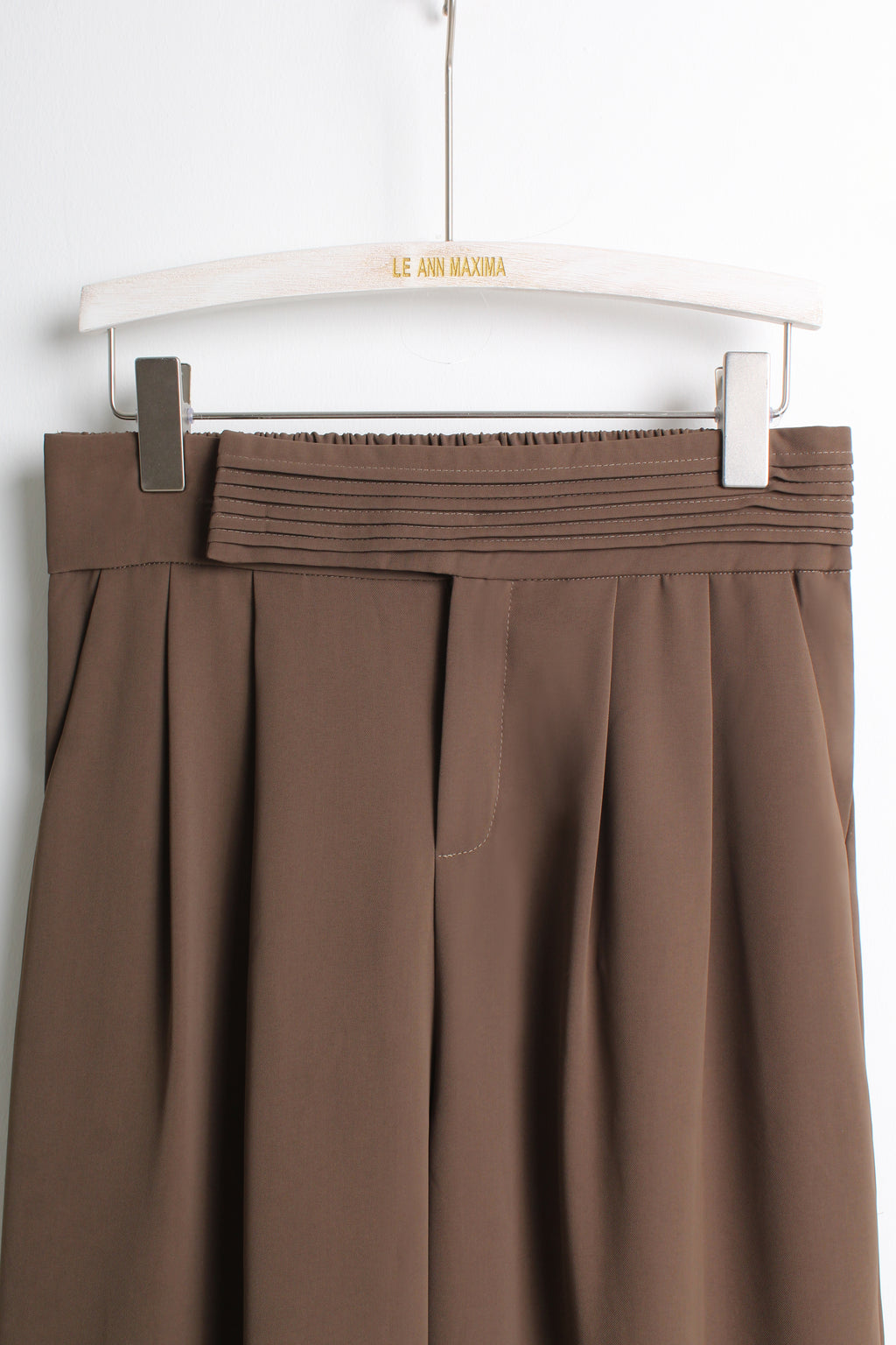 High Waist Wide Legs Pants 【含有橡筋】