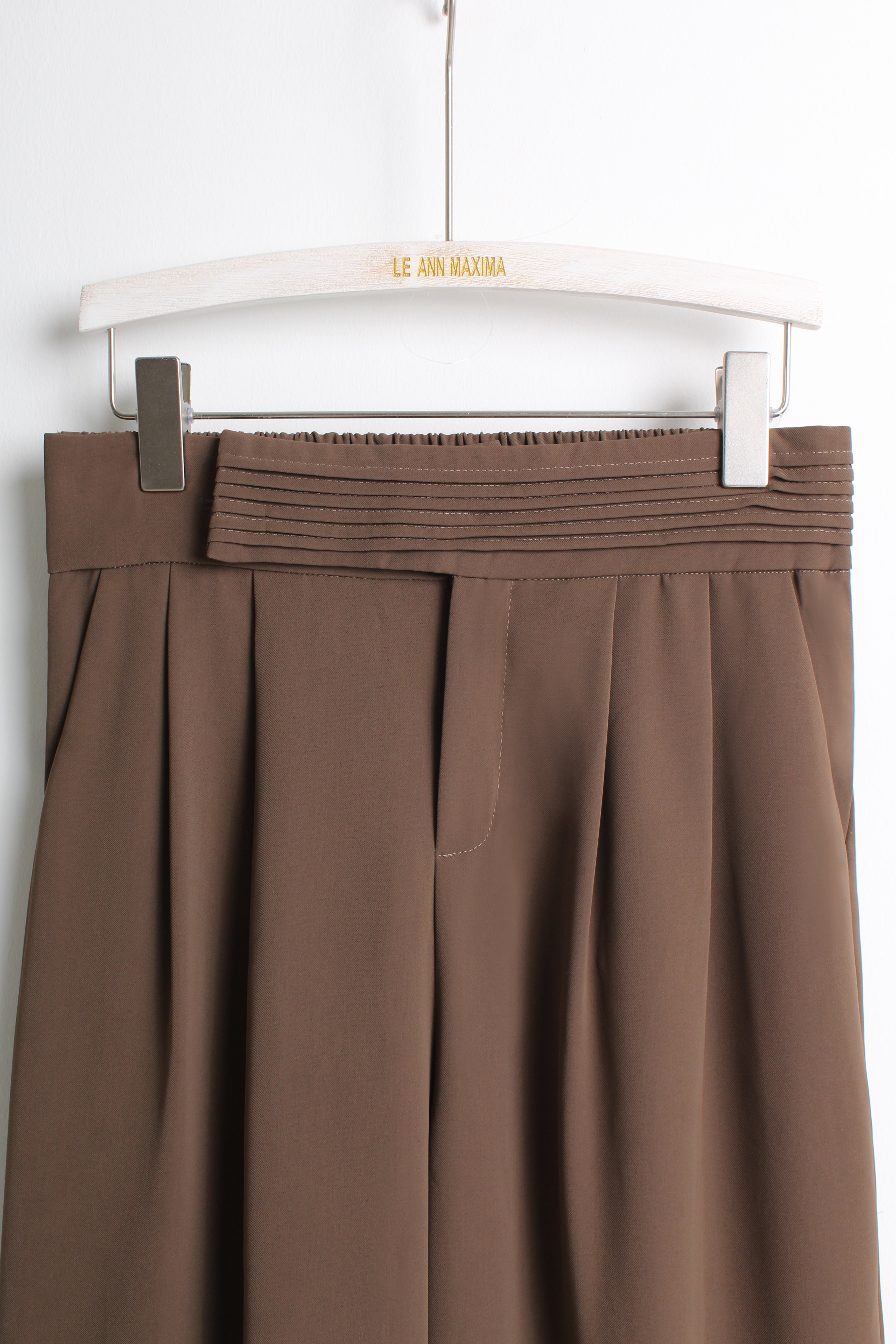 High Waist Wide Legs Pants 【含有橡筋】