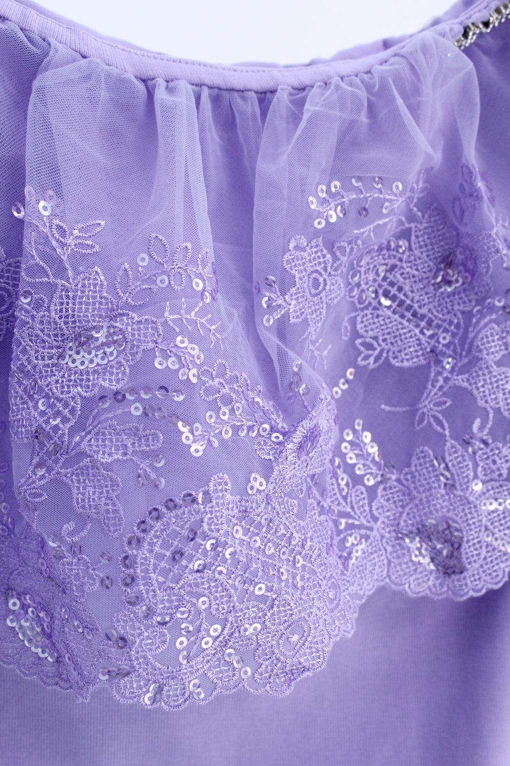 Off-The-Shoulder Top in Purple (2XL size)