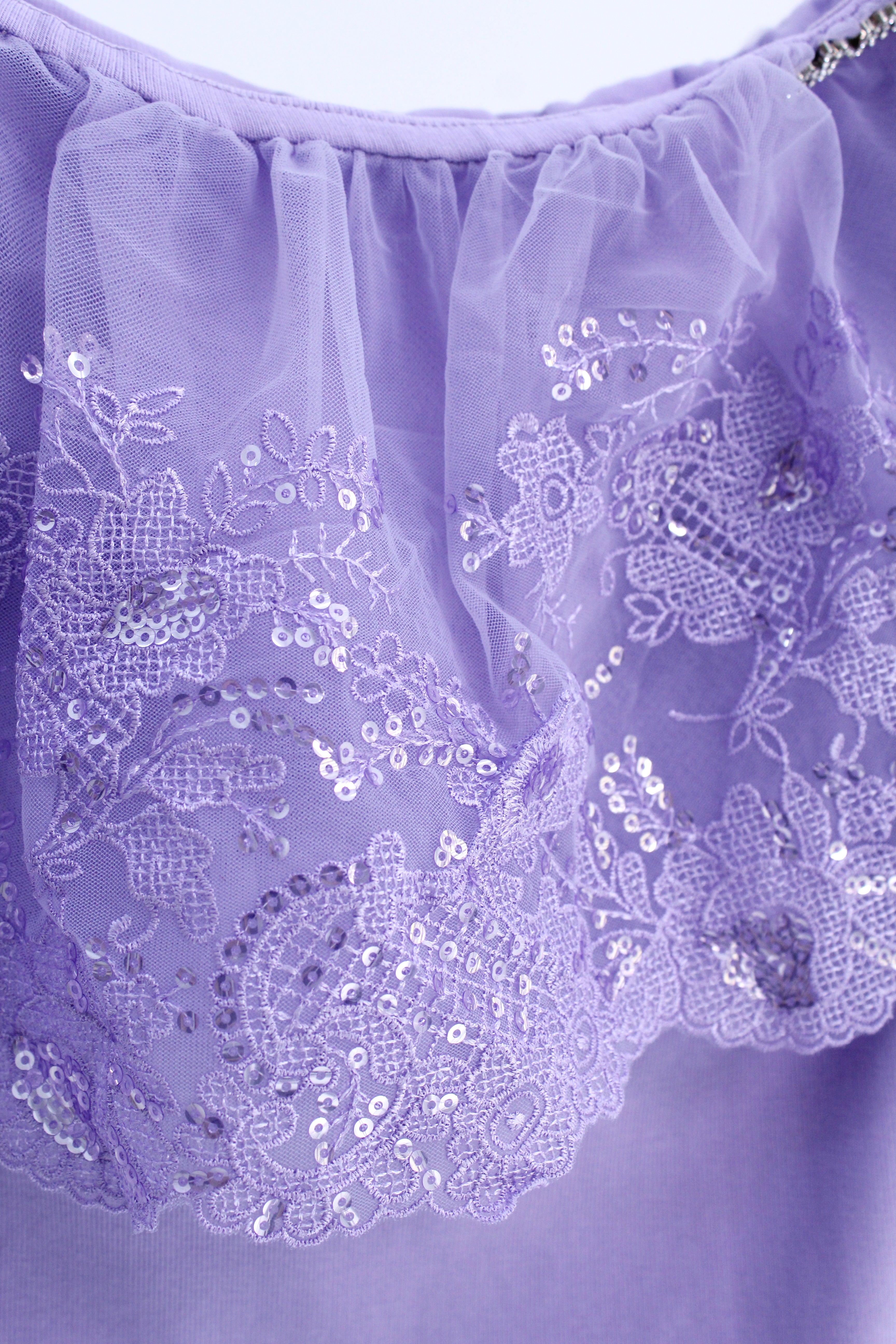 Off-The-Shoulder Top in Purple (2XL size)