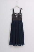 Sequin Flare Dress