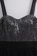 Sequin Flare Dress