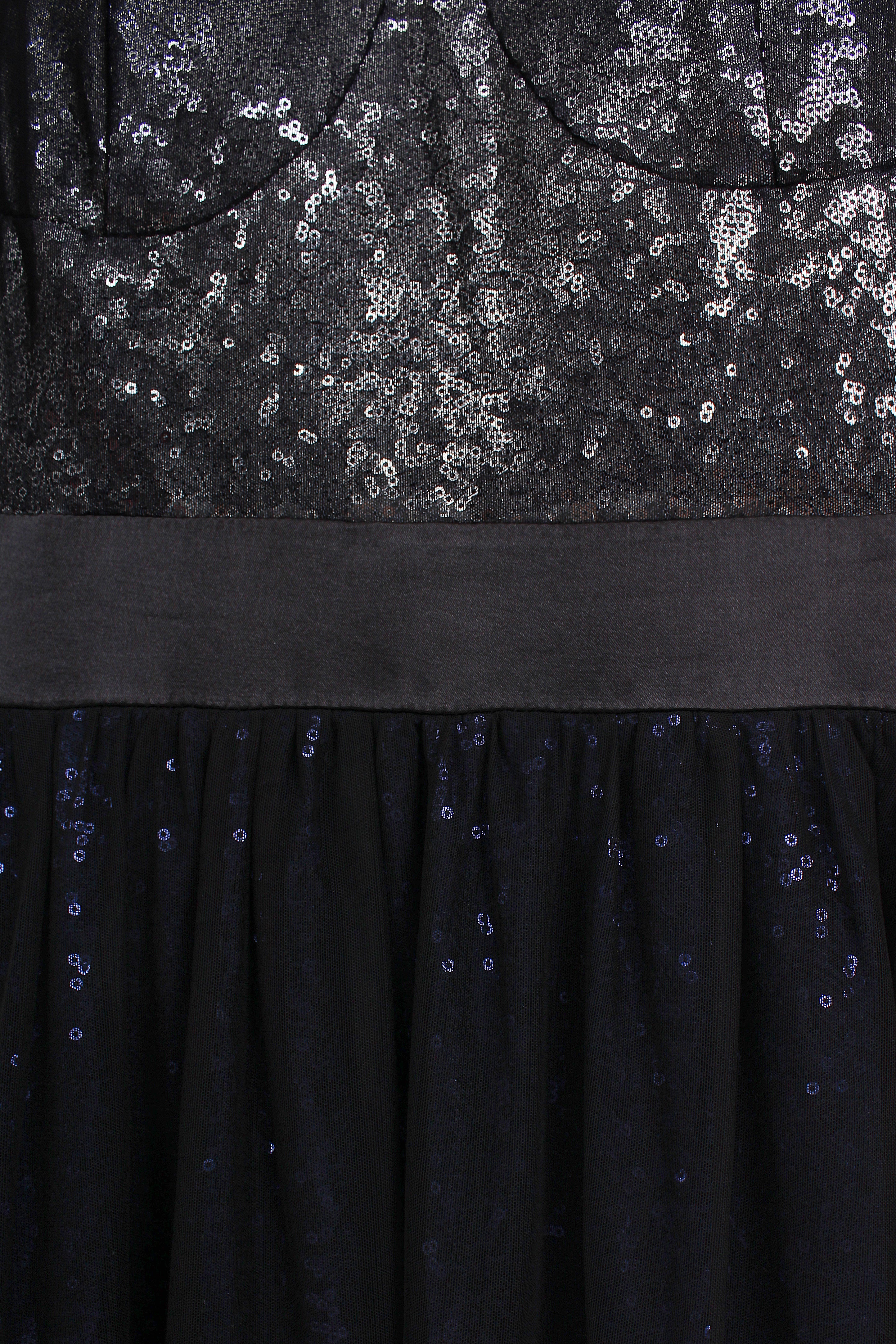 Sequin Flare Dress