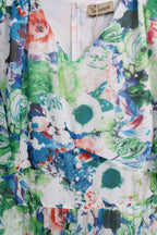 Green Floral Jumpsuit (Free size)