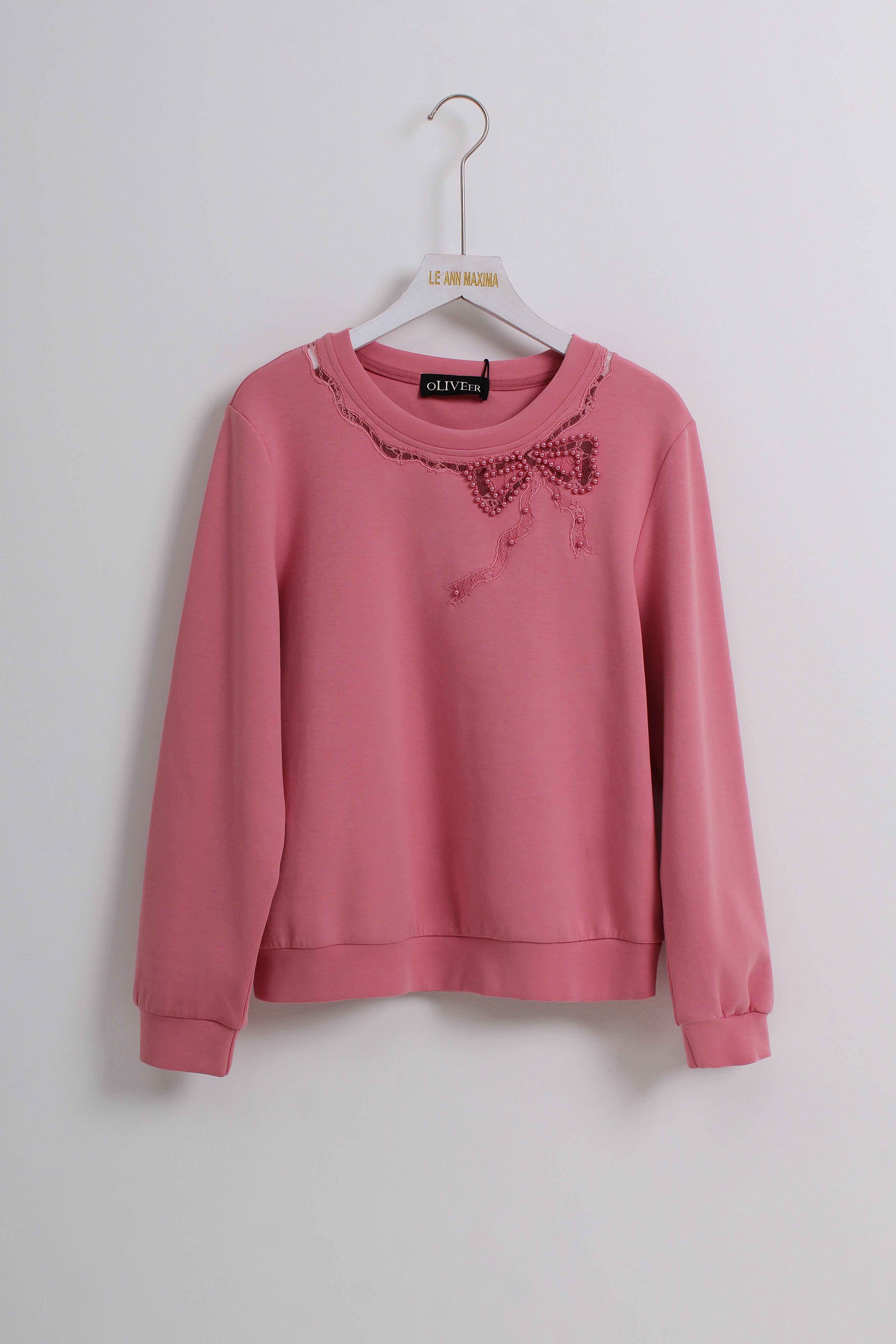 Pink Sweatshirt Top (M size)