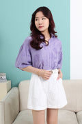 Feather Textured Blouse
