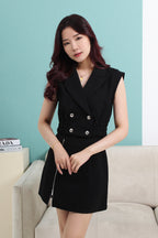 Collared Crop Vest