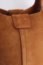 Suede Bucket Bag