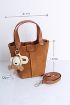 Suede Bucket Bag