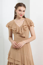 Lady Blair Ruffle Maxi Dress