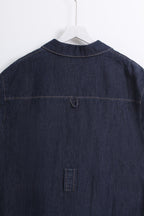 Denim Buttoned Dress (Size L)