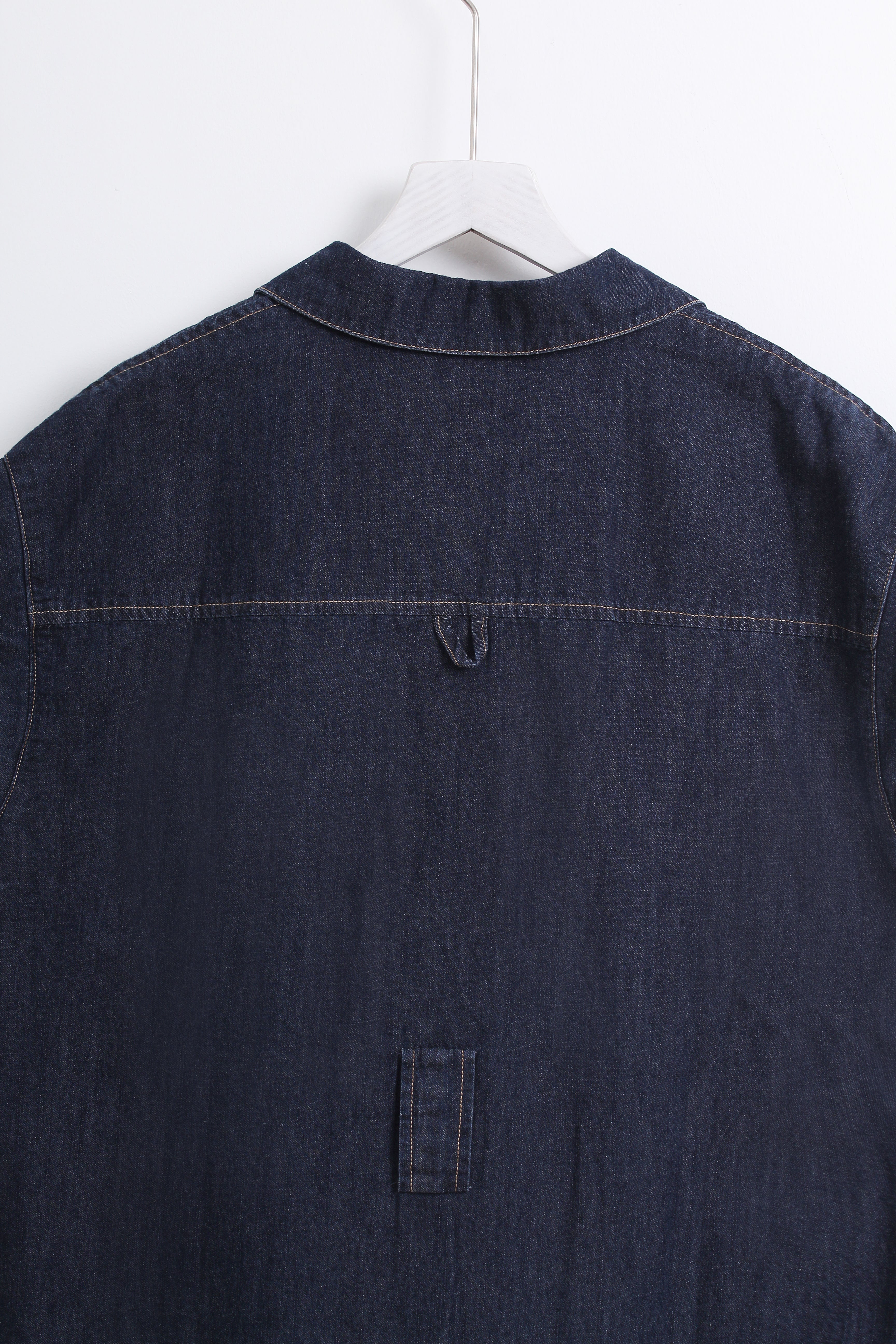 Denim Buttoned Dress (Size L)