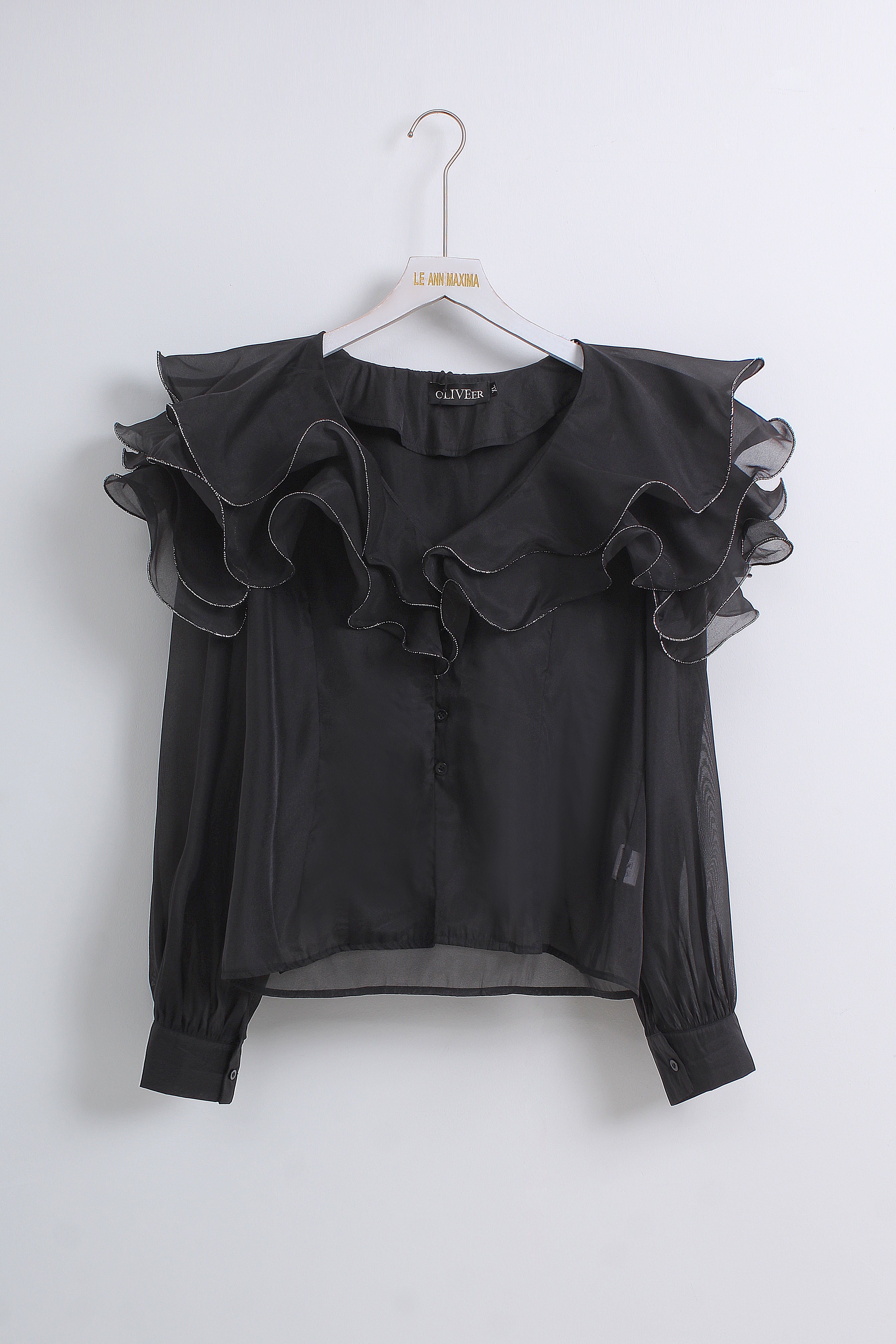 Sheer Blouse in Black
