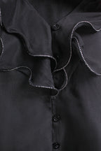 Sheer Blouse in Black