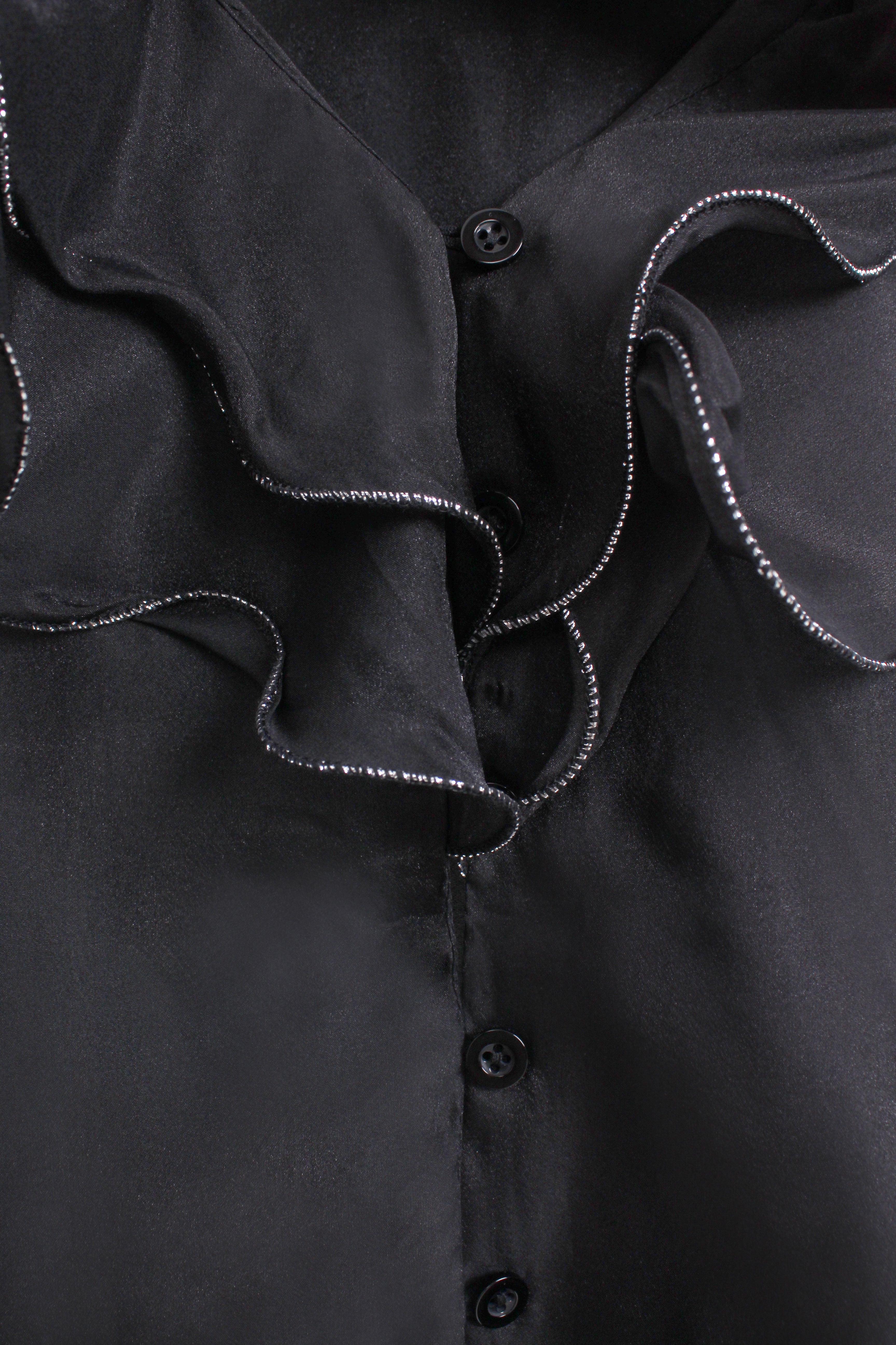 Sheer Blouse in Black