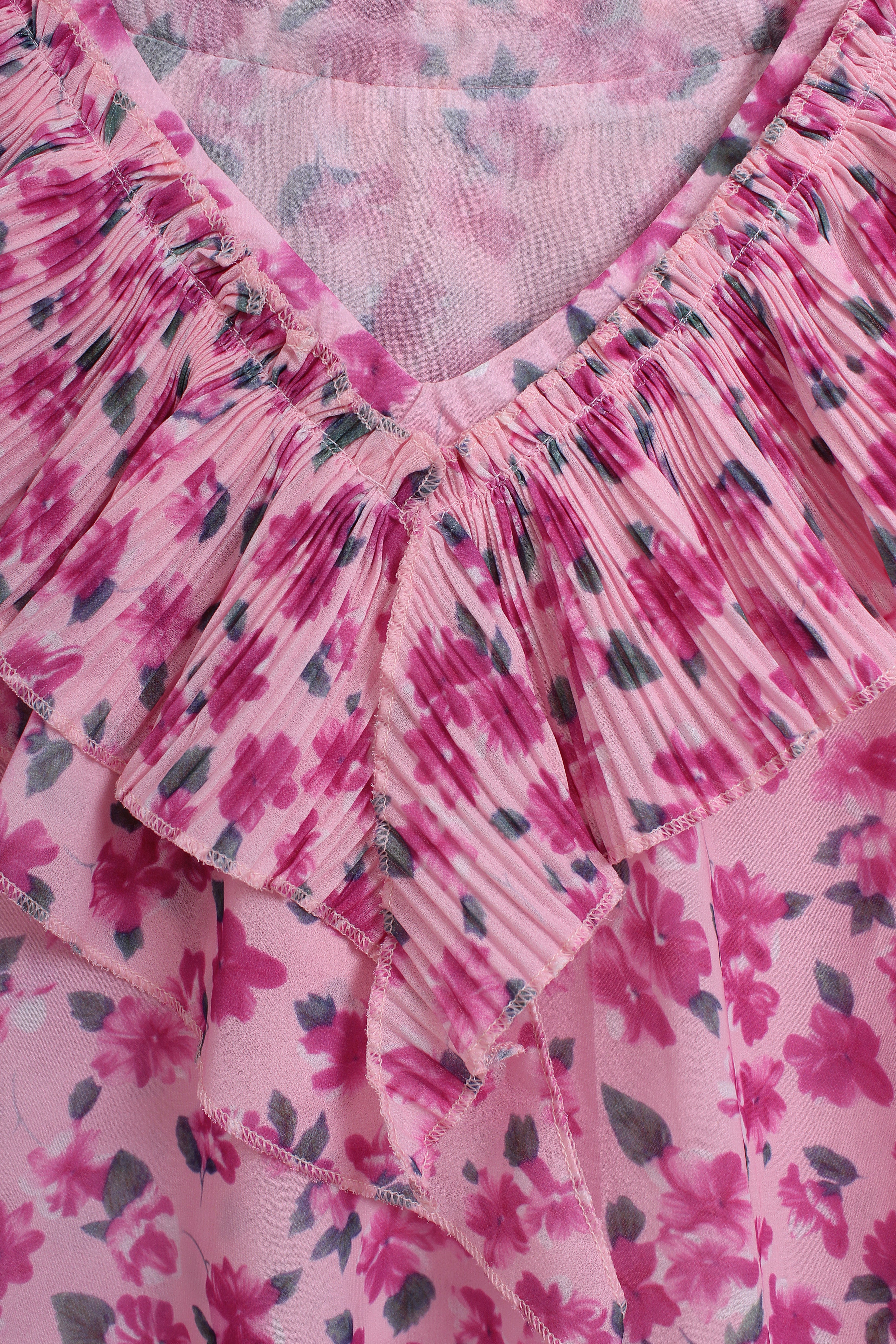 Pink Floral Blouse