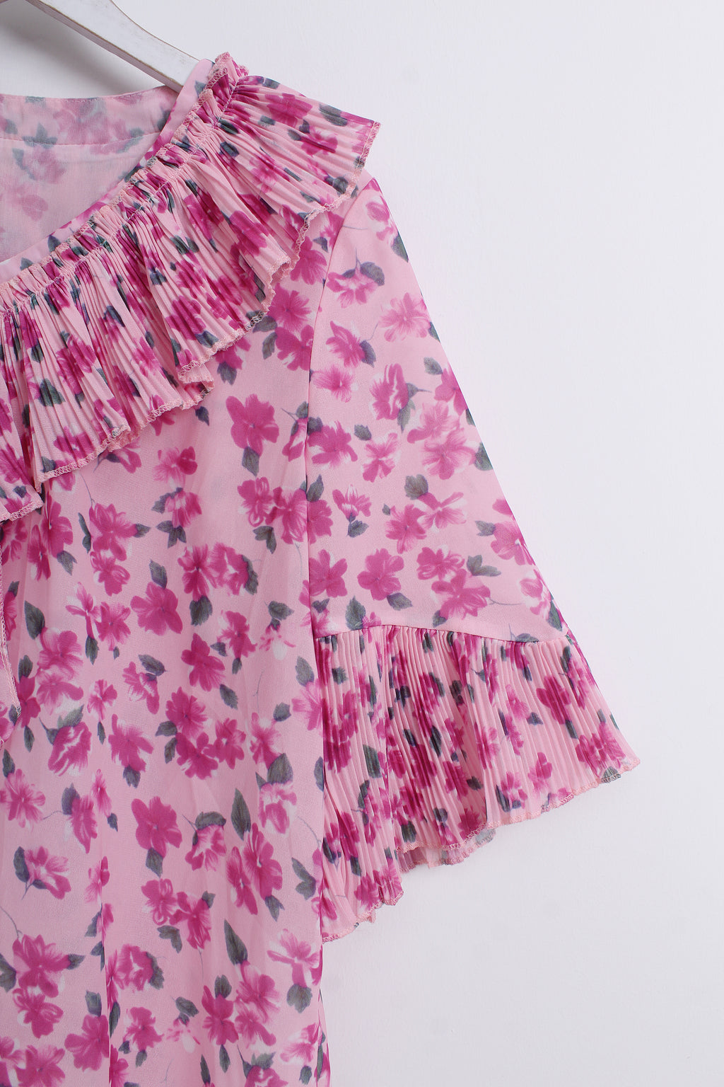 Pink Floral Blouse