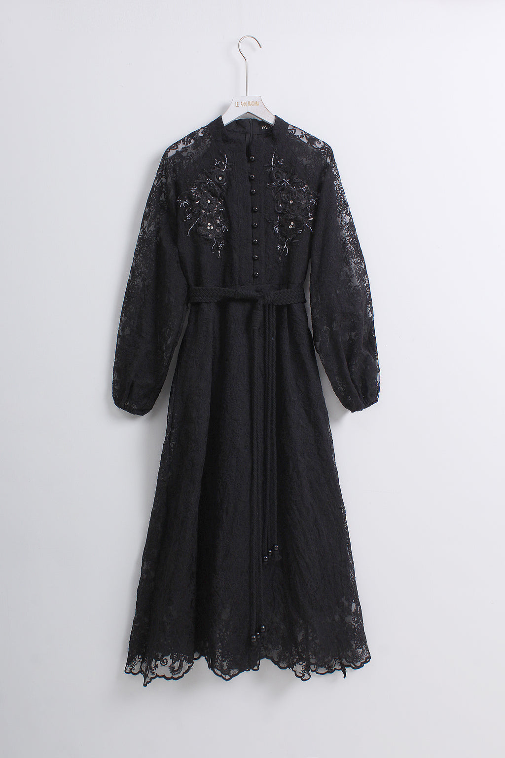 Lace Dress in Black (L size)