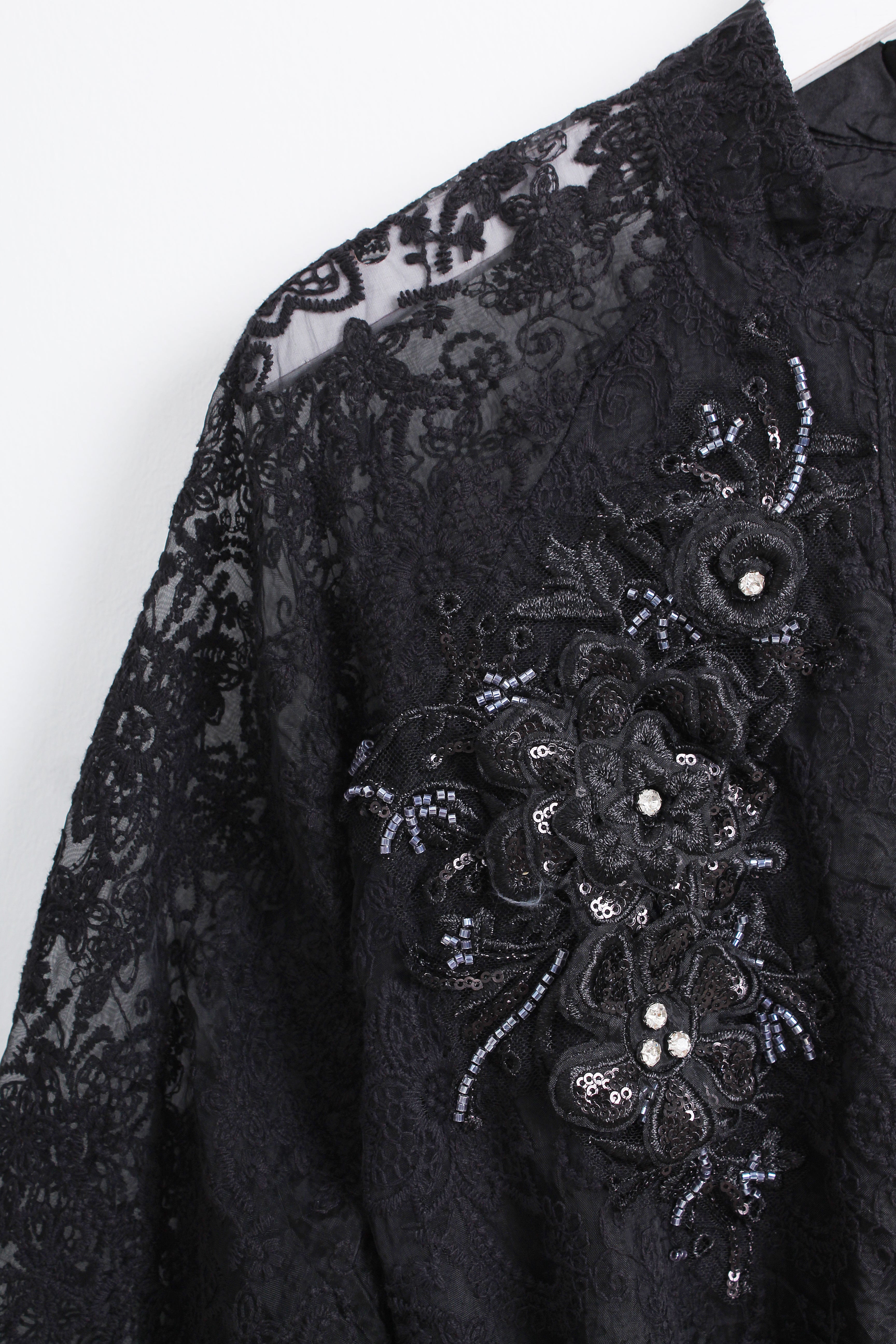Lace Dress in Black (L size)