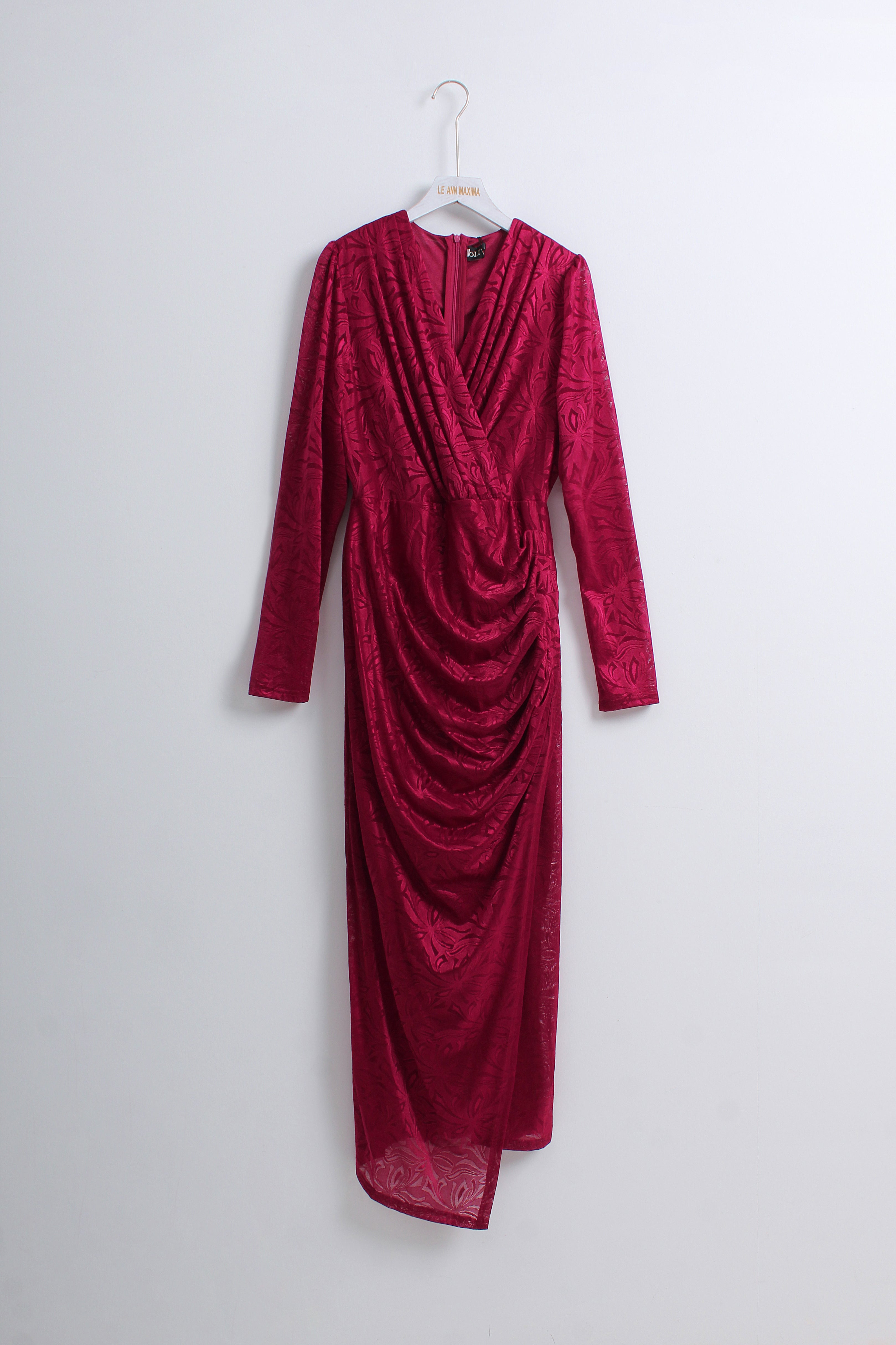 Wrap Dress in Red (Size XXL)