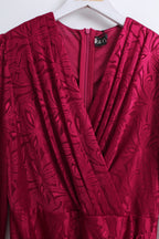 Wrap Dress in Red (Size XXL)