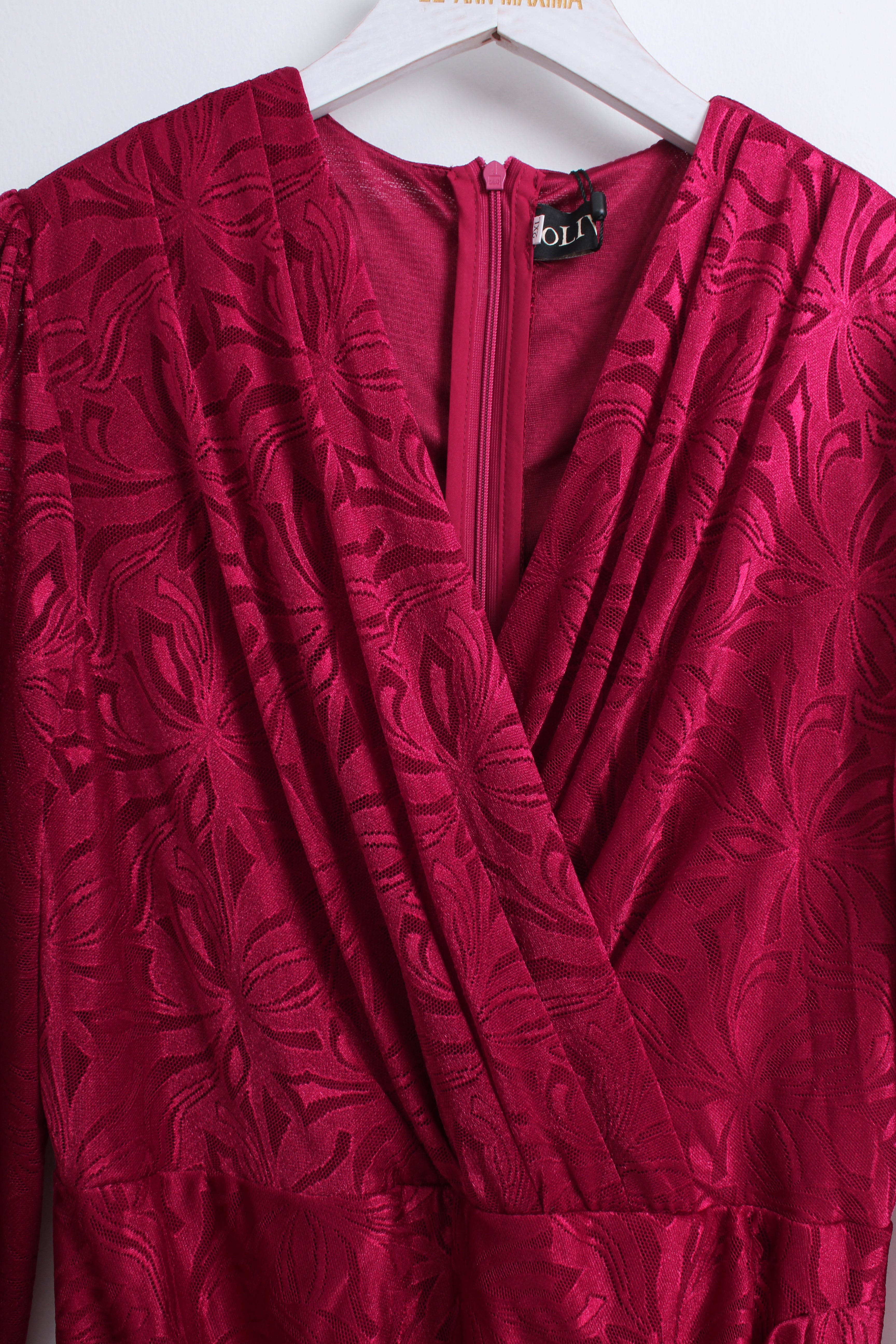 Wrap Dress in Red (Size XXL)