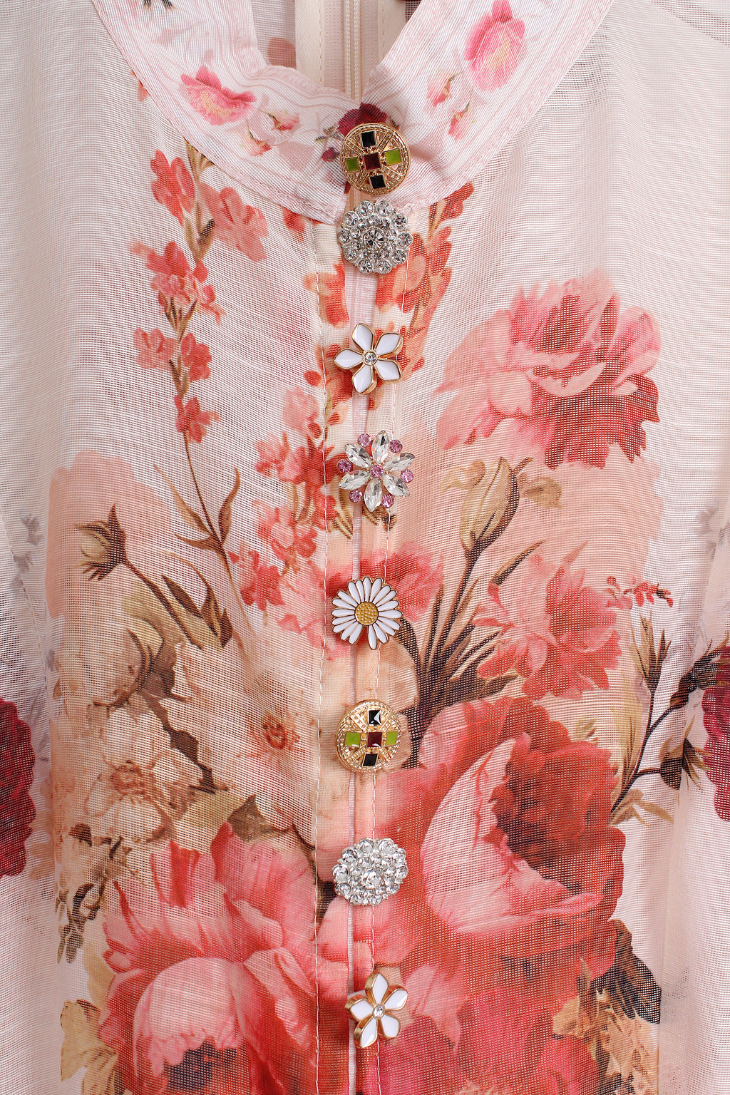 Dreamscape Floral Dress with Belt (L size)