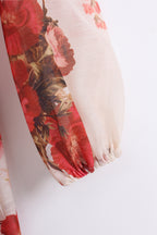 Dreamscape Floral Dress with Belt (L size)