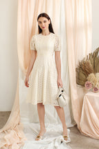 Alice Eyelet Cotton Midi Dress