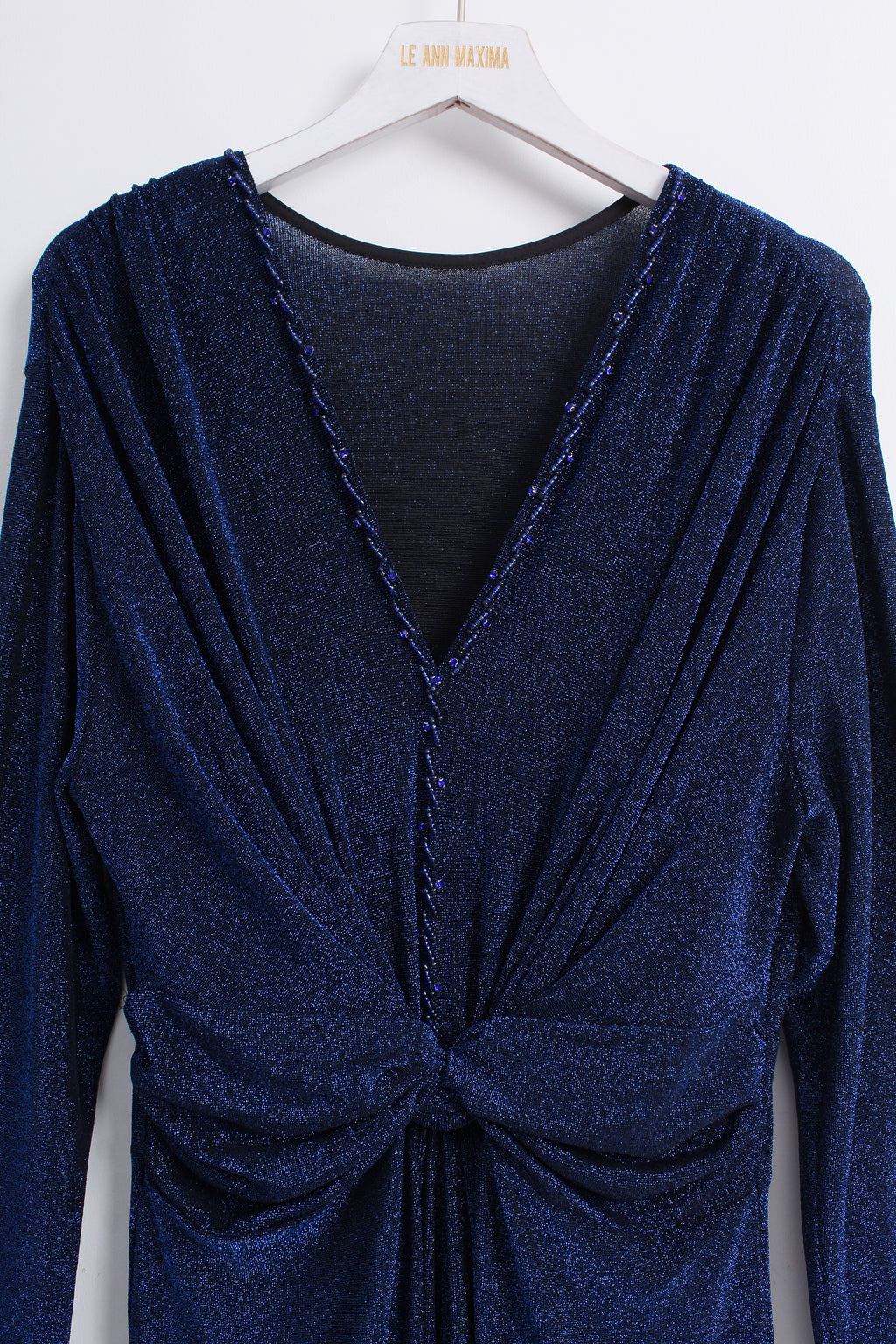 Wrap-style Evening Gown (L Size)