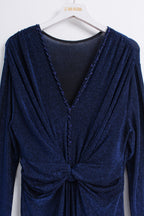 Wrap-style Evening Gown (L Size)