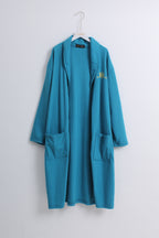 Waffle-Knit Bathrobe
