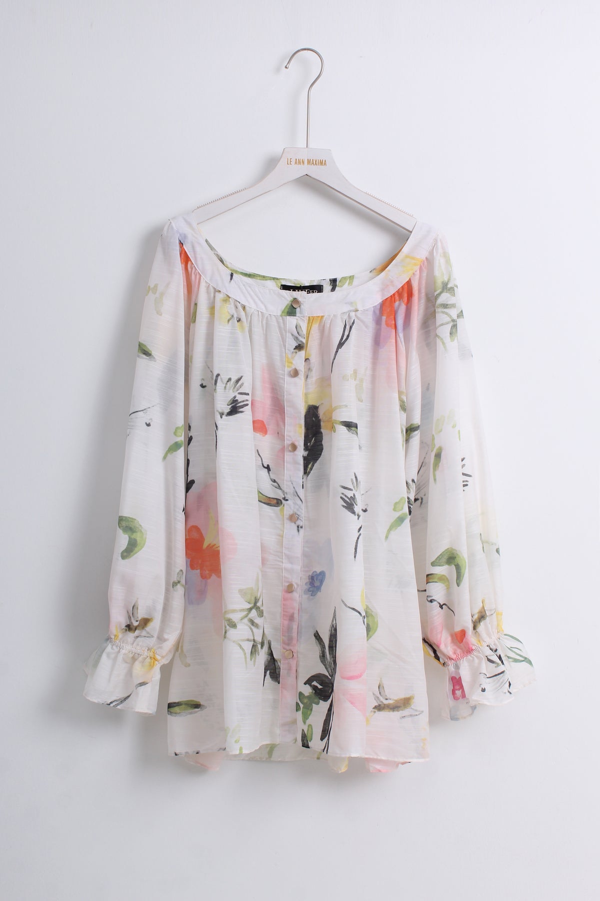 Off the Shoulder Floral 2-piece Set (L size)