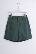 Stripe Shirt & Green Shorts 2 Piece Set (M size)