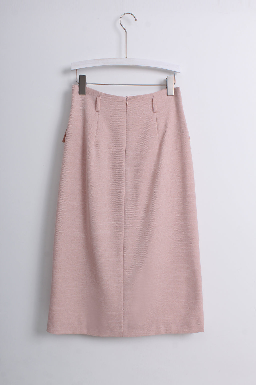 Gold Buttoned Skirt in Pink (M size)