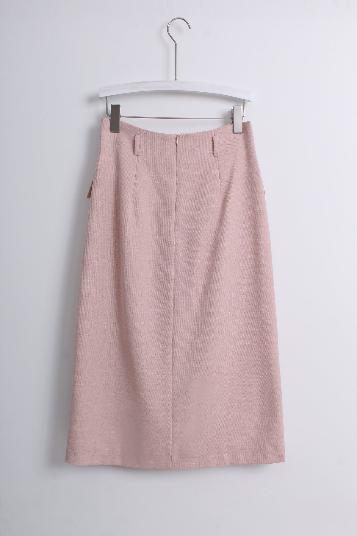 Gold Buttoned Skirt in Pink (M size)