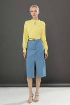 Virginia Denim Midi Skirt