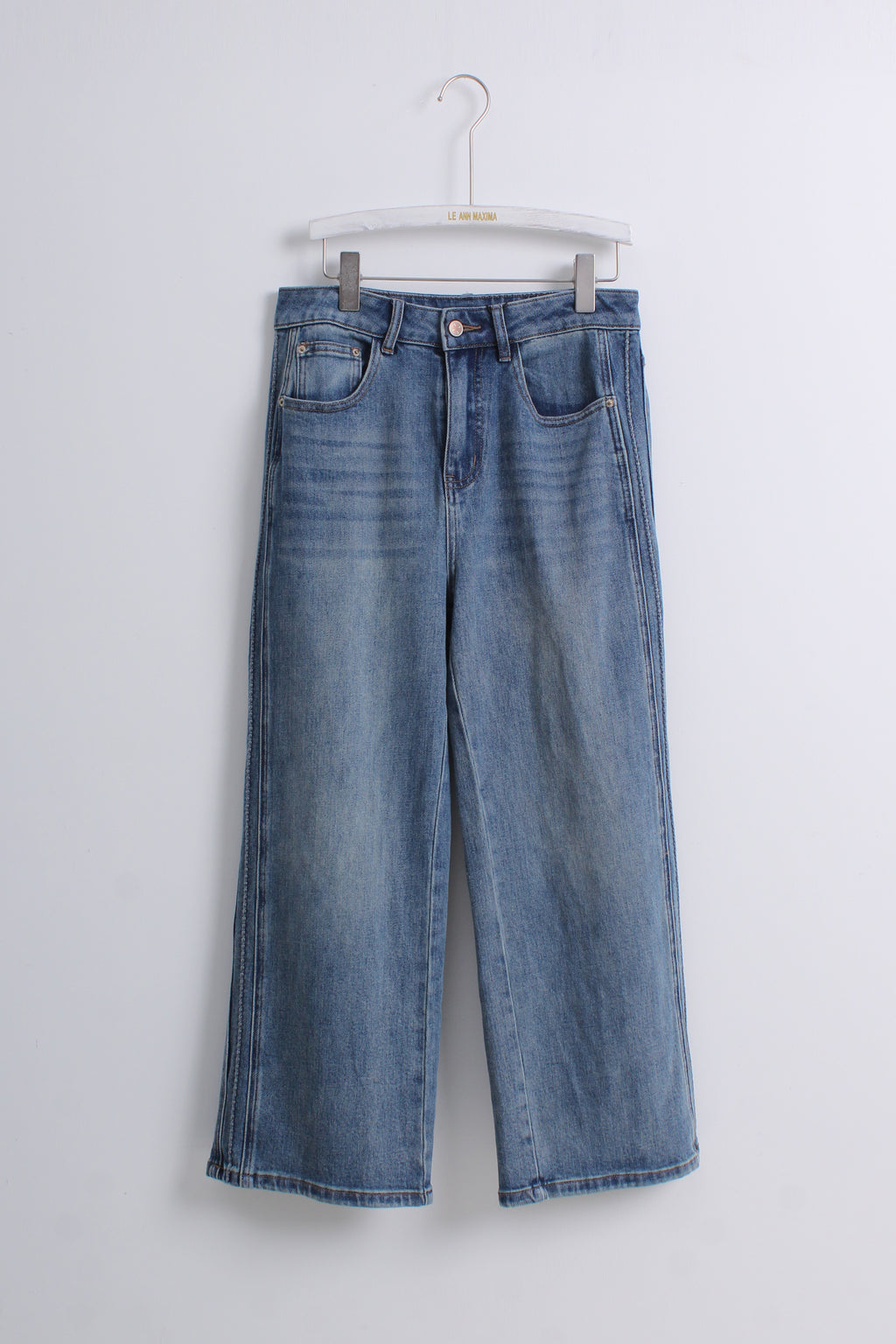 Wide Leg Denim Jeans (XL size)
