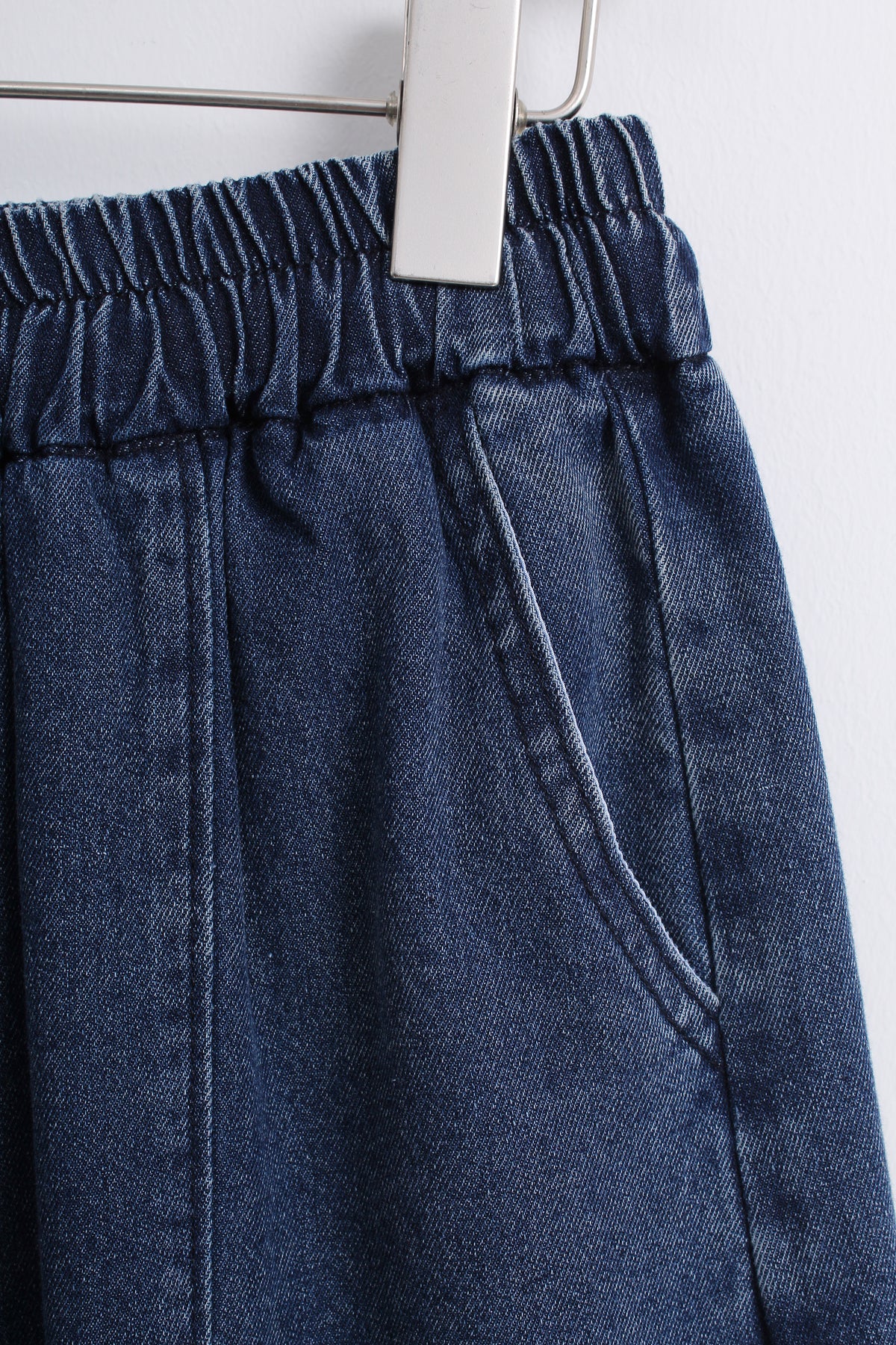 Denim Palazzo Pants (Free size)