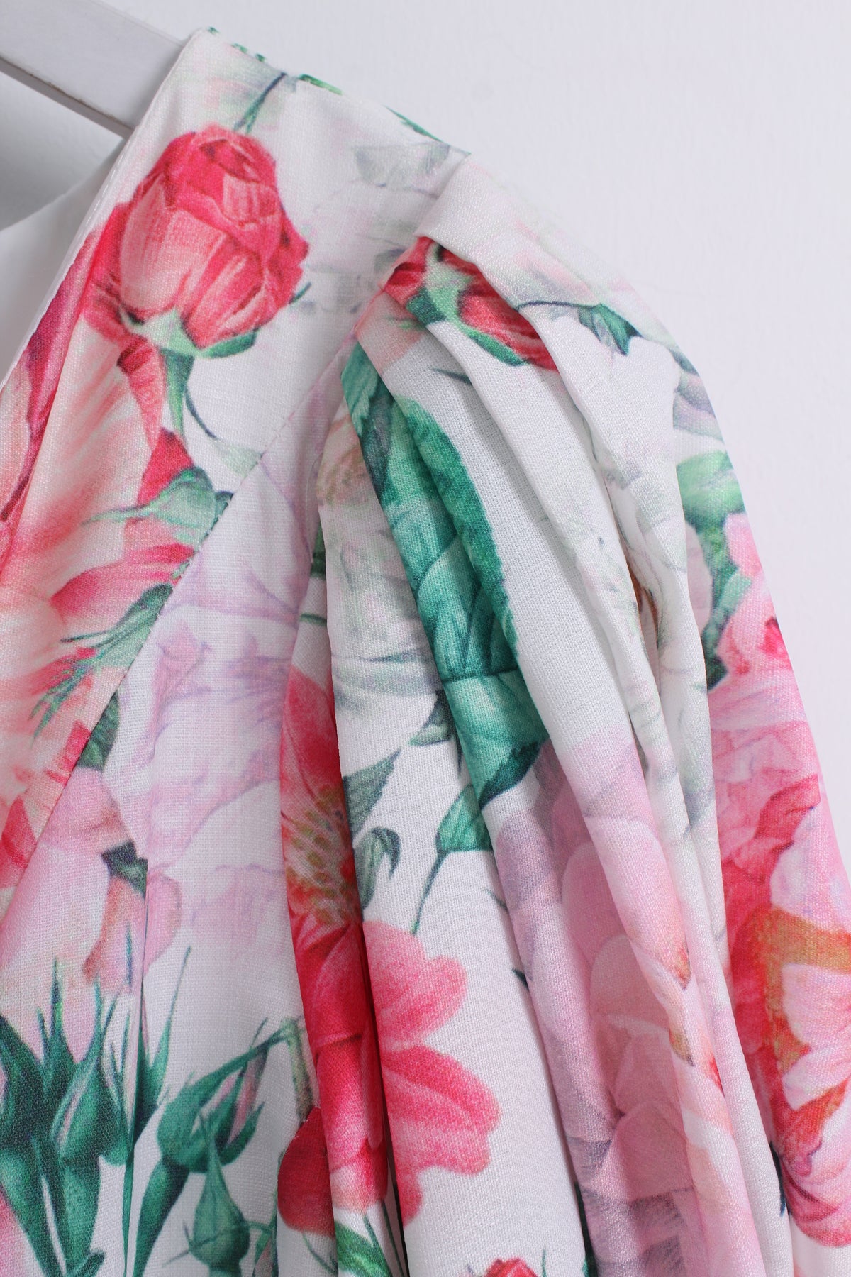 Flora Puff Sleeve Dress (L size)