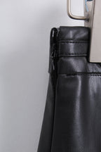 Faux Leather Skirt (FREE size)