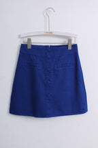 Royal Blue Mini Skirt (FREE size)
