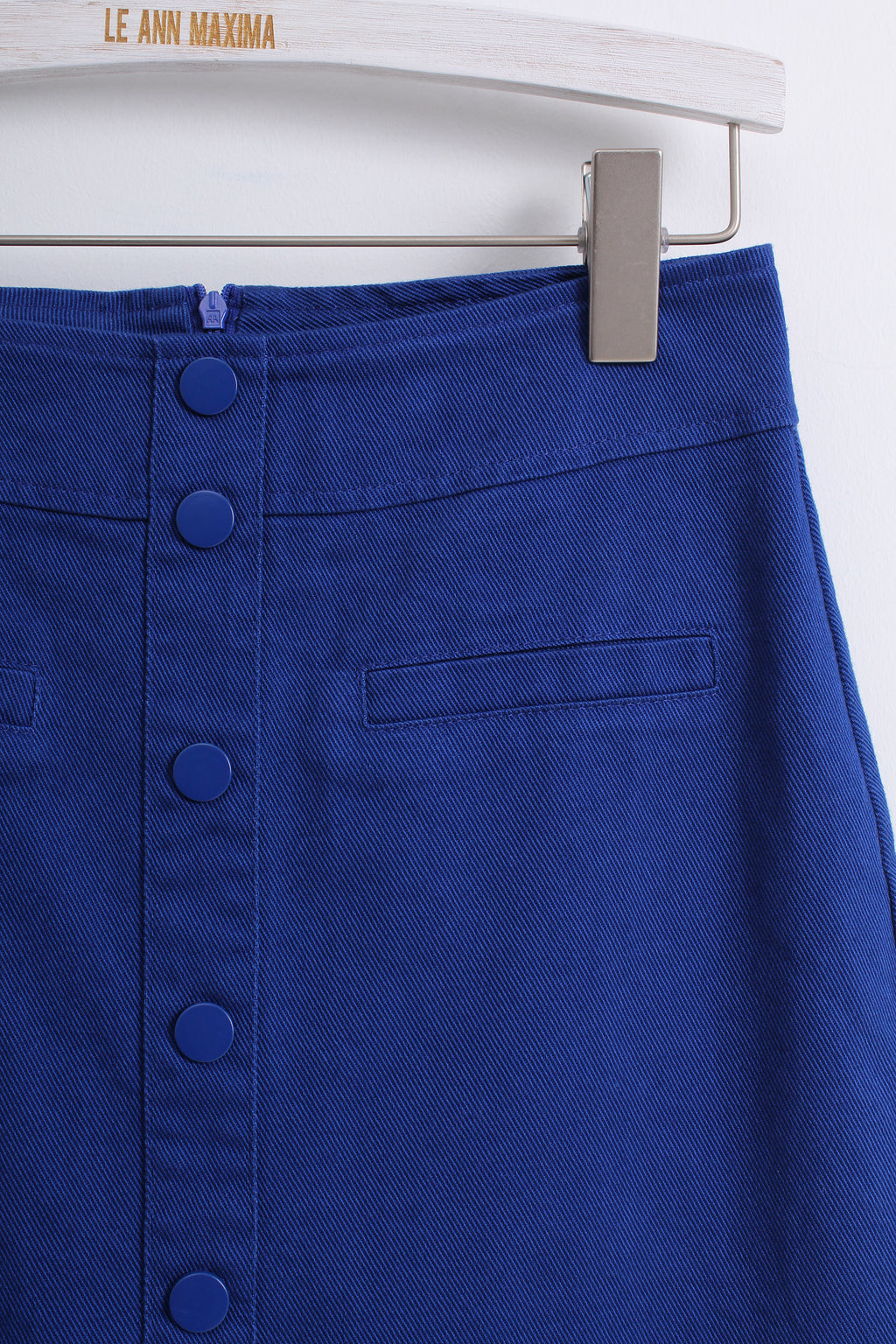 Royal Blue Mini Skirt (FREE size)